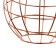 Lamp Bayerlux 34522/1 E27 40W Black-pink gold 19x19x36-136 cm