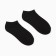 A set of female socks (3 pairs) shortened, black color, size 36-39