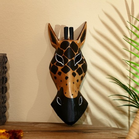 Mask "Zebra" Albezia 30 cm