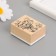 Printing wood, rubber "Flowers in the bucket" 5x4x2.5 cm
