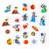 Developing toy "Fun Velcro, Christmas tree, beautiful"