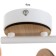Thauon chandelier 3he14 40w is white 52x52x16 cm