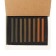 Sepia is light/dark, 4 colors, 8 pieces, the "workshop of the artist", in a cardboard box