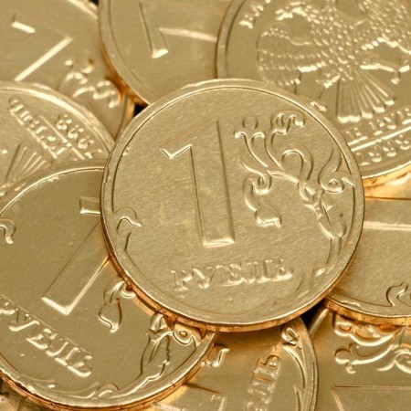 Confectionery "ruble" in the bank, 6 g-2