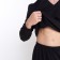 Male thermal underwear (fufaika/pants), black color, size 46