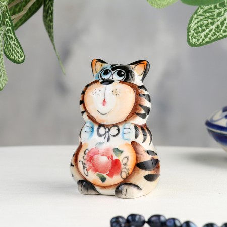 Souvenir "Cat Senya", gzhel color-2