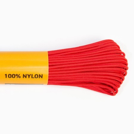 Paracord 275, nylon, red, d - 2.2 mm, 30 m-3