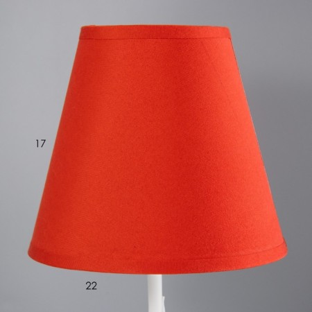 Lamp table Marcel 1x15W E14 18x18x42cm White/Red Risalux-4