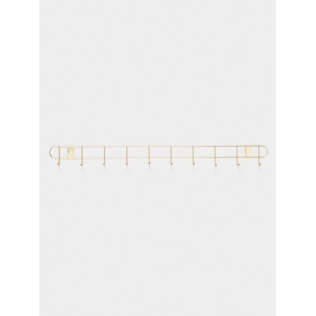 The hanger wall share "Summer", 10 hooks, 55 × 5 × 3.5 cm, gold-2