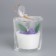 Candle in a glass "Blackberry", with decor