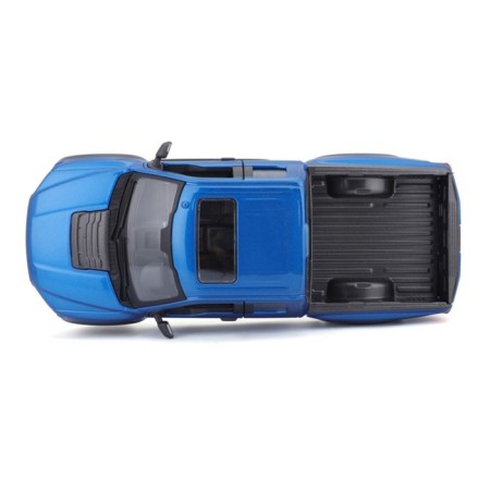 MASTO DIE-CAST 2017 Ford F-150 Raptor machine, opening doors, 1:24, blue color-4