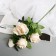 Artificial flowers "Rosa Trize" D-7 cm 50 cm, cream