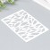 Plastic stencil "leaflets" 24x16 cm