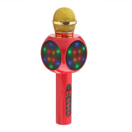 A microphone column for Karaoke WS-1816ch, 2x3 W, 1800 mAh, backlight, red