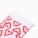 Women's socks kaftan "hearts" r.36-40 (23-25 ​​cm)