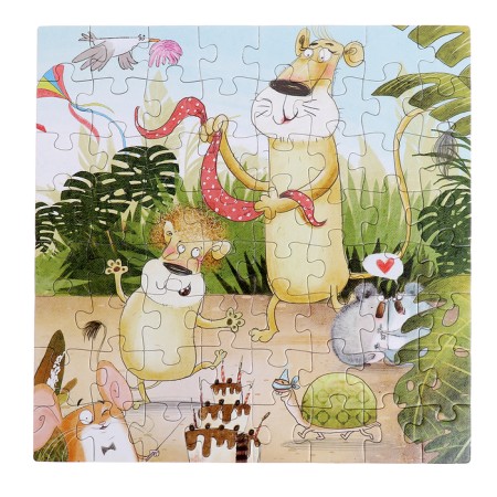 Puzzles 4 in 1 "Festive party", 25, 36, 49, 64 elements-13