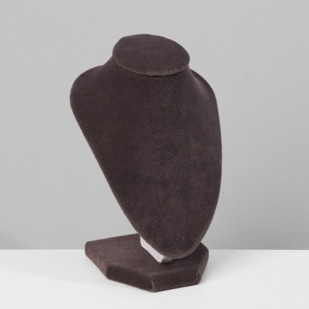 Bust for jewelry, 10 × 7.5 × 15 cm, h = 15 cm, phlock, color gray graphite-2