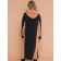 Women's dress, size 48, black color