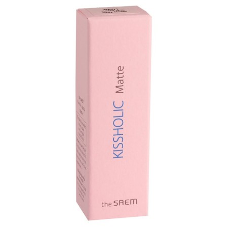 Lipstick Kissholic Lipstick Matte Be01 Stay Nude-2