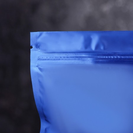 Package doy-pack, matte, blue, 10 x 15 x 4 cm-3