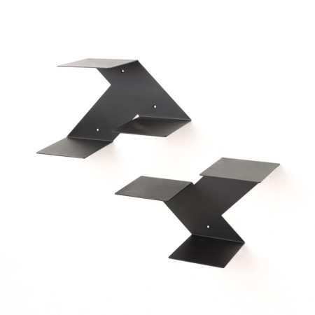 Pan-column "Italian", 2 pcs, black, metal thickness 2 mm, 39 x 16 x 25 cm-3