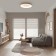 Ceiling light Mantra Niseko, Led, 3760lm, 2700-5000k, 95 mm, wood color