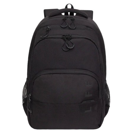 Youth backpack 45 x 32 x 23 cm, Grizzly, ergonomic back, laptop department, black-1