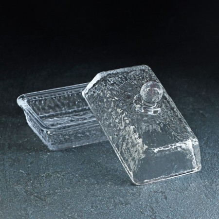 Glass oil "volcano", 6.5 × 10 × 10.5 cm, the color is transparent-1