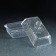 Glass oil "volcano", 6.5 × 10 × 10.5 cm, the color is transparent