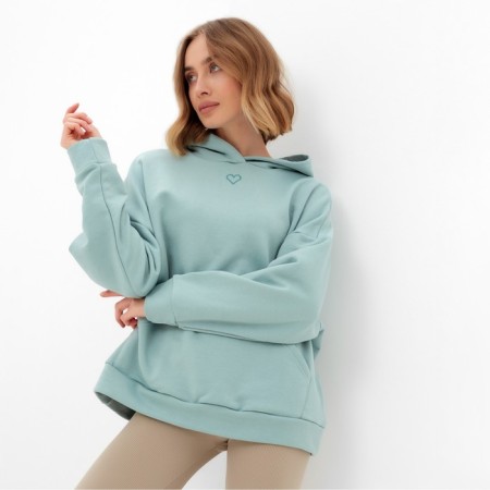 Hoody women Minaku: Casual Collection Color Mint, size 50-52