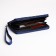 Women's wallet with lightning, blue color