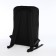 A backpack for a laptop made of textiles with a zipper, an outer pocket, black color