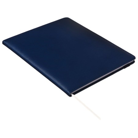 Universal diary for grades 1-11 Dark Blue, hard cover, artificial leather, elastic band, lies, 48 ​​sheets-12