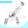 Stroller-path for dolls, metal frame