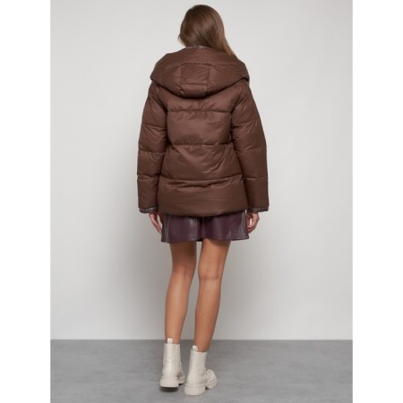 Winter jacket, size 48, brown color-3