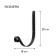 Kashpo bracket, forged, 18 cm, metal, black