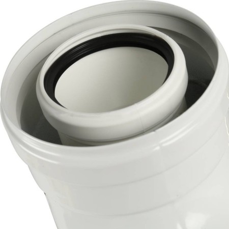 Baxi chimney element, coaxial discharge, d = 60/100 mm, 90 °, nt-4