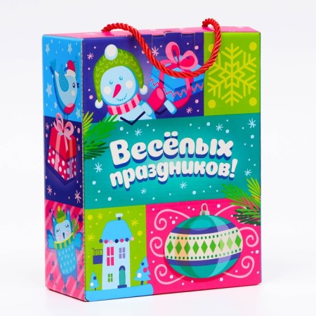 Gift box New Year tree-Pati 16.5 x 7.5 x 21 cm-2