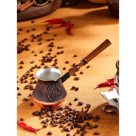 Turk for coffee "Armenian jezva", 220 ml, copper-3