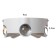 Lamp "Snec" 5xLED 5W 4000K IP66 white 10.8x4.5x10.8 cm
