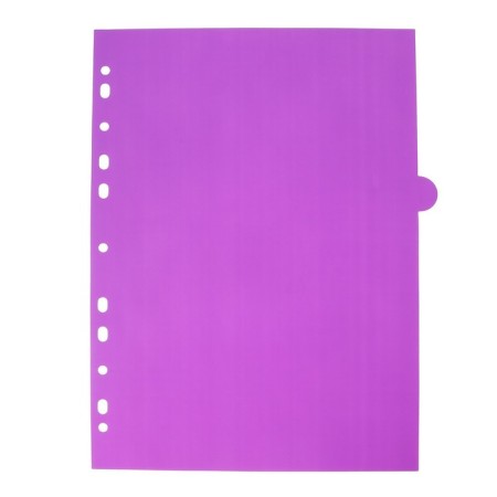 A4 sheet separator (245 x 305 mm), color, 12 sheets, "Devente. Pastel", polypropylene 140 μm, individual packaging-5