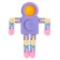 Developing toy "Robot", Mix colors