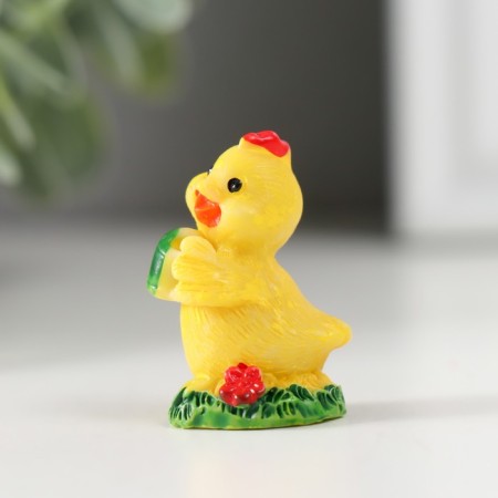 Polystone souvenir "Chicken on the grass" MIX 2x2x3.2 cm-4