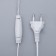 Garland "fringe" 4 × 0.6 m, IP44, transparent thread, 180 LED, warm white glow, 8 modes, 220 V