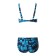 Separate swimsuit, blue/blue color, size 56
