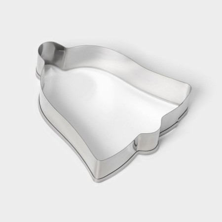A set of forms for cutting the cookie “bell”, 3 pcs, 6 × 6 cm, chrome -colored color-2