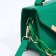 Bag Messenger with zipper, green color