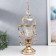 Interior metal souvenir, glass "Elegant Cup" gold 49x15x24 cm