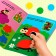 Kruzhoki stickers No. 1, set, 6 pcs. 16 p.