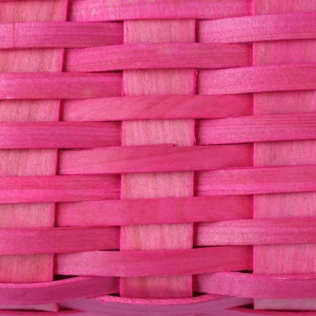 Wicker basket, 21 x 16 x 10/22 cm, pink, sequoia-4